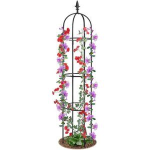 Garden Trellis for Climbing Plants Tower Obelisk Garden Trellis 6ft Tall Plant